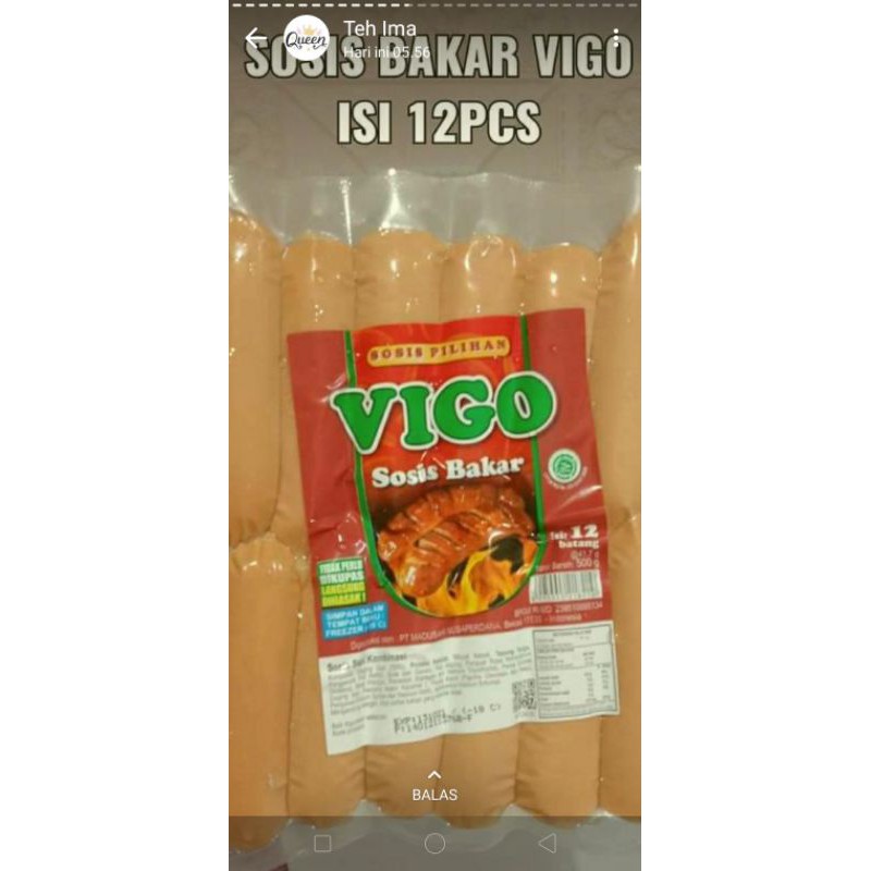 

Sosis Vigo bakar