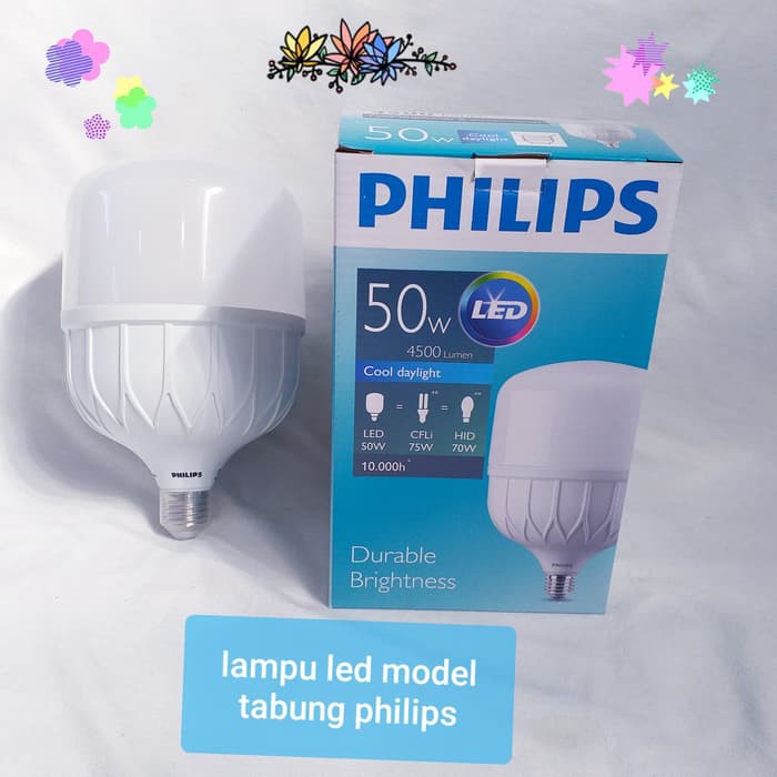 Lampu LED PhiliP  Model Tabung 50 Watt Paling Terang***