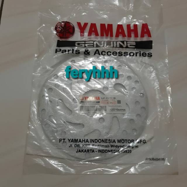 Piringan disk cakram mio j mio 3 soul gt 125 lobang 3