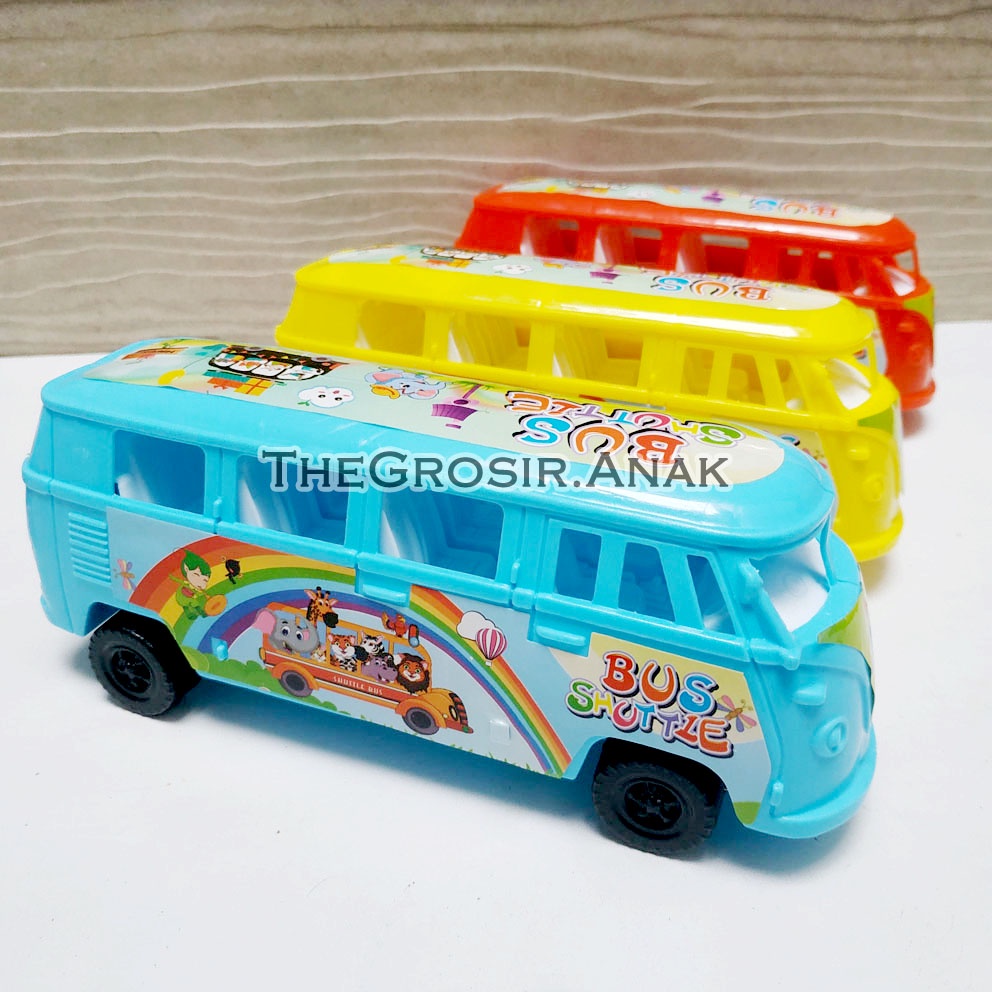 Bus Shuttle Mainan Bis Mobil Combi Scooby Doo