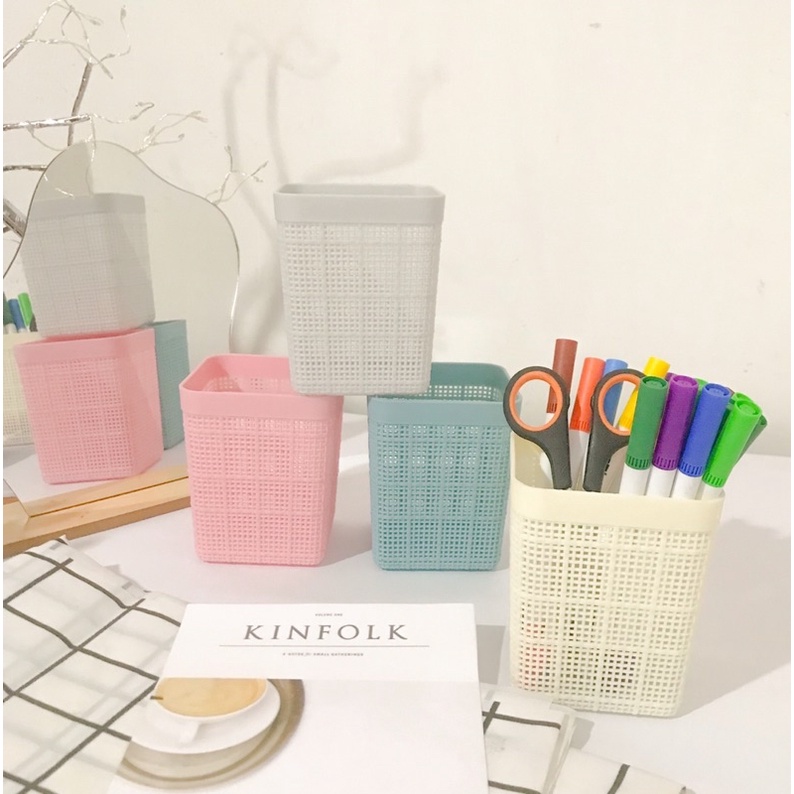 [AISYSTUFF] Keranjang serba guna, tempat Alat tulis, Wadah stationery Multifungsi aesthetic original