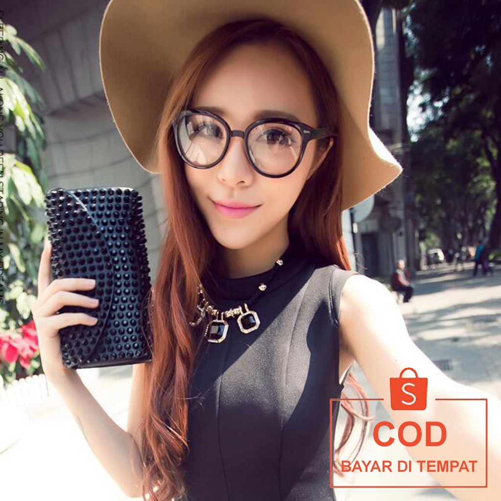 ✅COD Kacamata Fashion Anti Radiasi Photocromic Polarized Aksesoris Korean Style Pria Wanita Cowok Cewek Gaya Korea