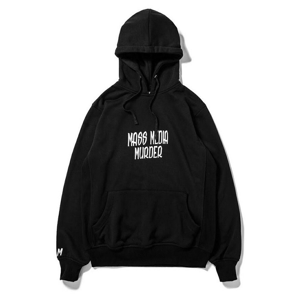 HOODIE MASS MEDIA MURDER - ARC LOGO BLACK