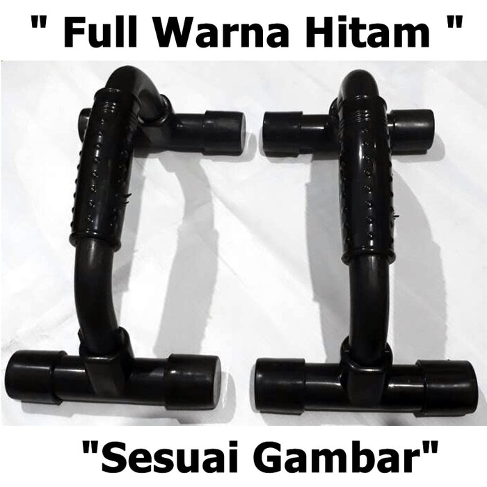 Push Up HITAM / BIRU Push Up Bar / Power Push Up / Fitness Olahraga Gym Body