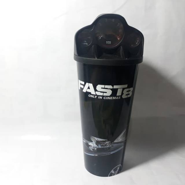 Fast and Furious Tumbler Vin Diesel Botol Minum CGV Blitz Megaplex Bioskop Gelas Cinema Rare XXI Toy