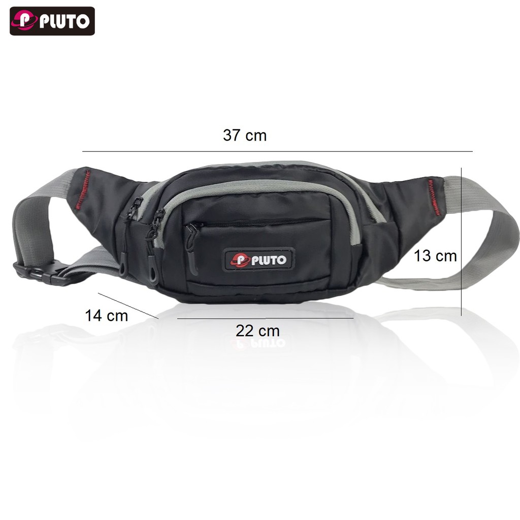 TAS SELEMPANG PRIA WAIST BAG PLUTO PRIA WANITA TAS SLEMPANG PRIA WAIST PACK PRIA PLUTO - BS