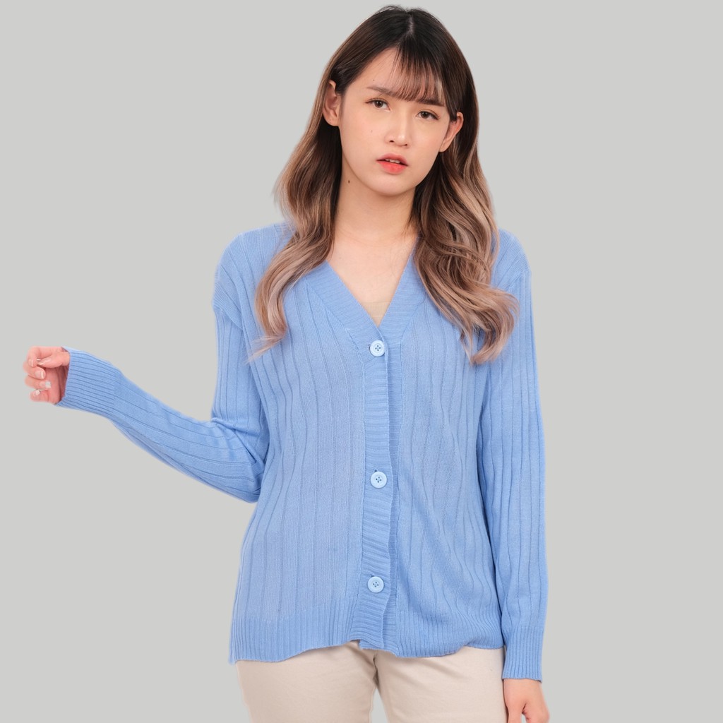 Monellina MELODY Cardigan Rajut Oversize Wanita Lengan Panjang-7