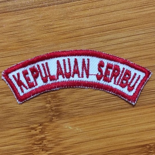 Bet /Badge Bordir Sekolah  Jakarta ID dan Kepulauan Seribu