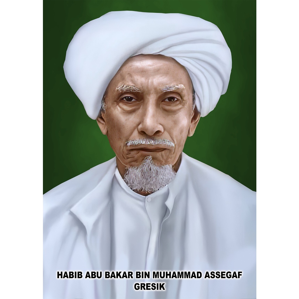 poster habib abu bakar Gresik ukuran luster cetak uv