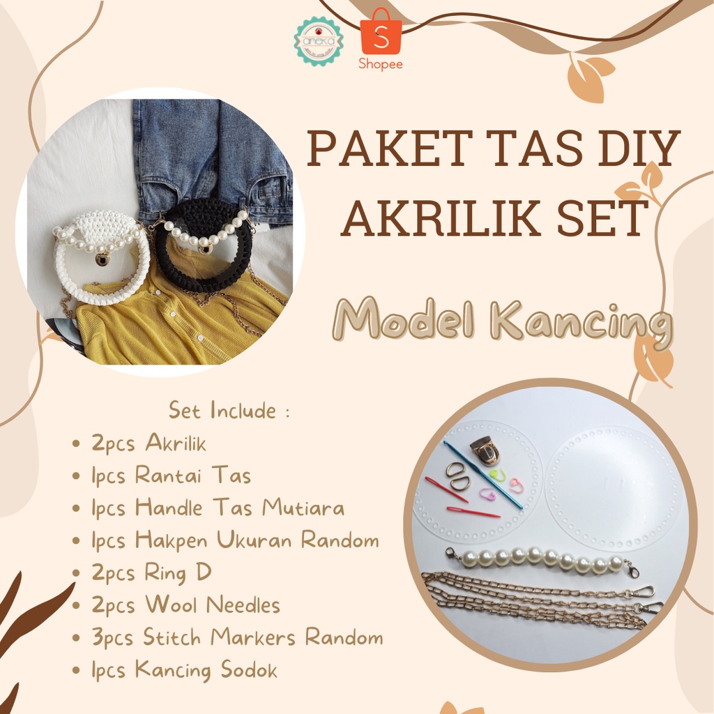 Paket Tas Akrilik DIY Set