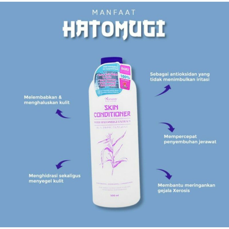 AUTUM SKIN CONDITIONER HATUMOGI 500ML ORIGINAL TONER BADAN / WAJAH