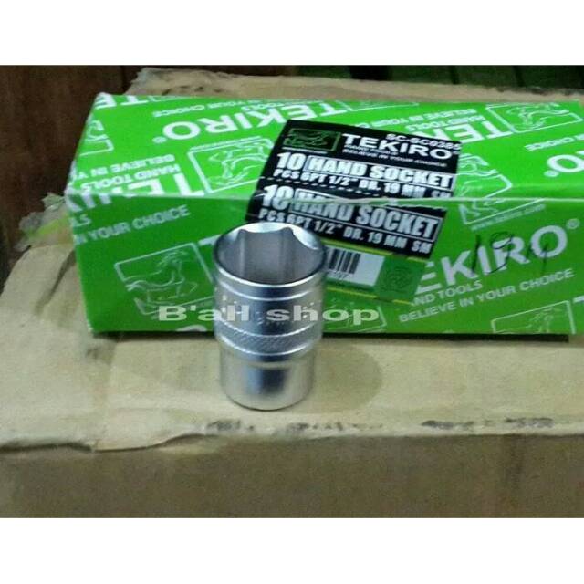 Mata Sock DR 1/2&quot; 19 mm 6pt , 12pt Tekiro