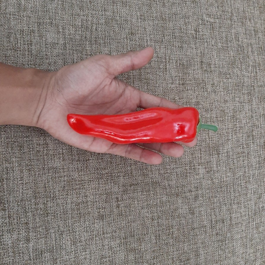 cabe hias cabai paslu buatan hiasan meja pajangan chili pepper cengek lombok artificial