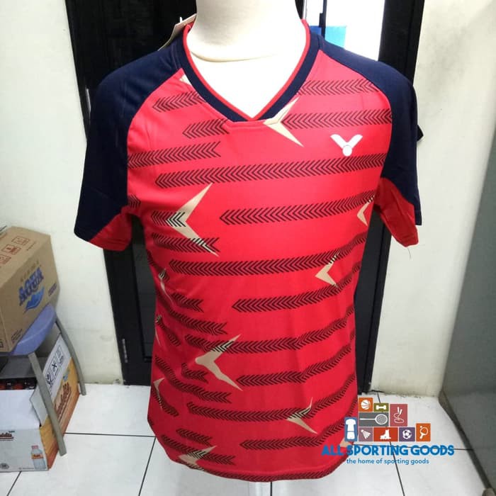 Baju Badminton Bulutangkis Jersey Victor 9011 Grade Ori Import