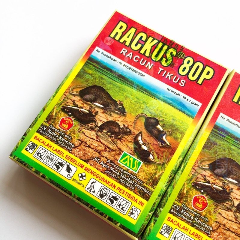 (1 Pcs) Racun Tikus Rackus 80p