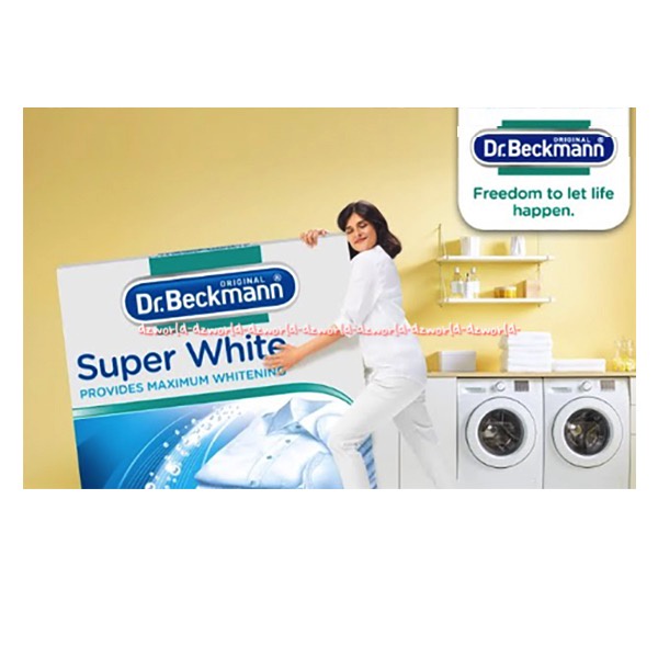 Dr Beckmann 5sheet Glowing White Ultra Provides Maximum Whitening Detergen Bubuk Untuk Baju Pakaian Putih Dr Beckman Glowingultra