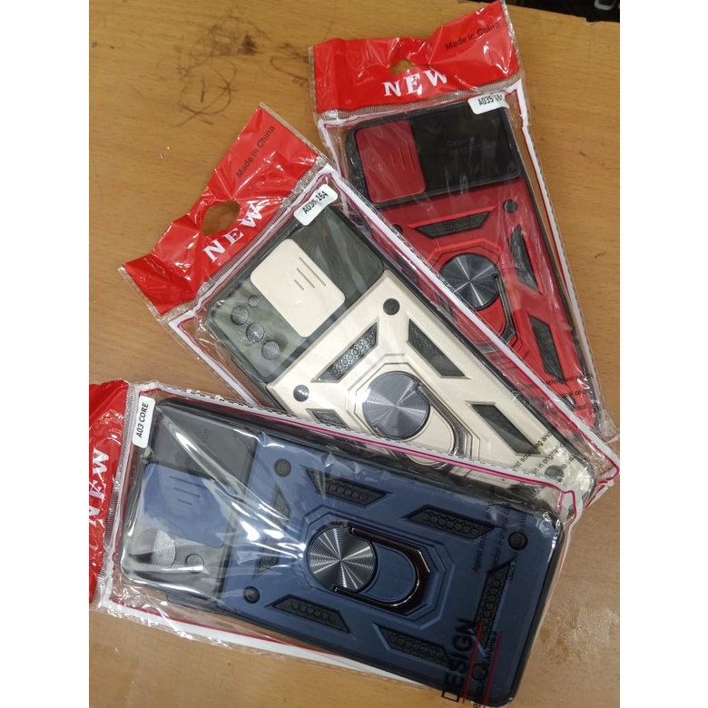 CASE SAMSUNG A03 A03 CORE A12 A03s RING SLIDE CAMERA HYBIRD