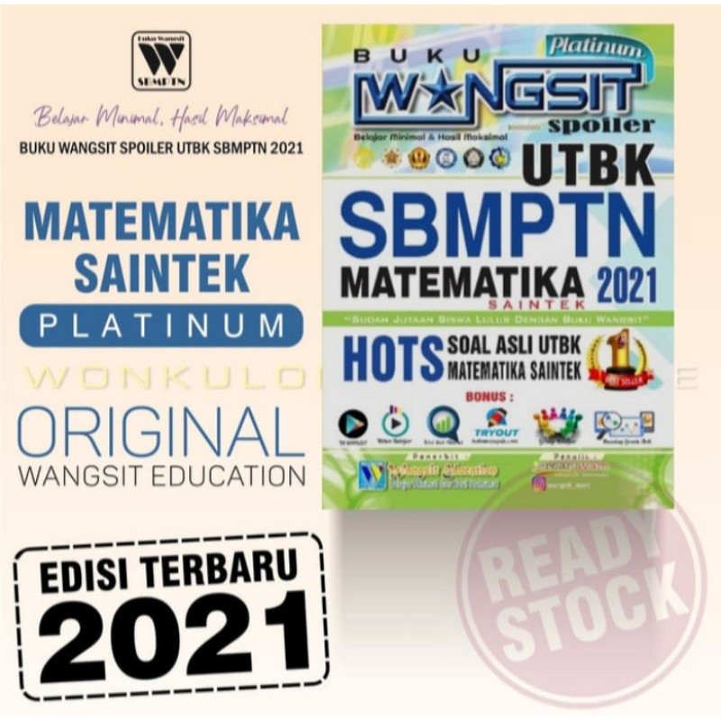 Buku Matematika IPA UTBK  SBMPTN 2021  Wangsit