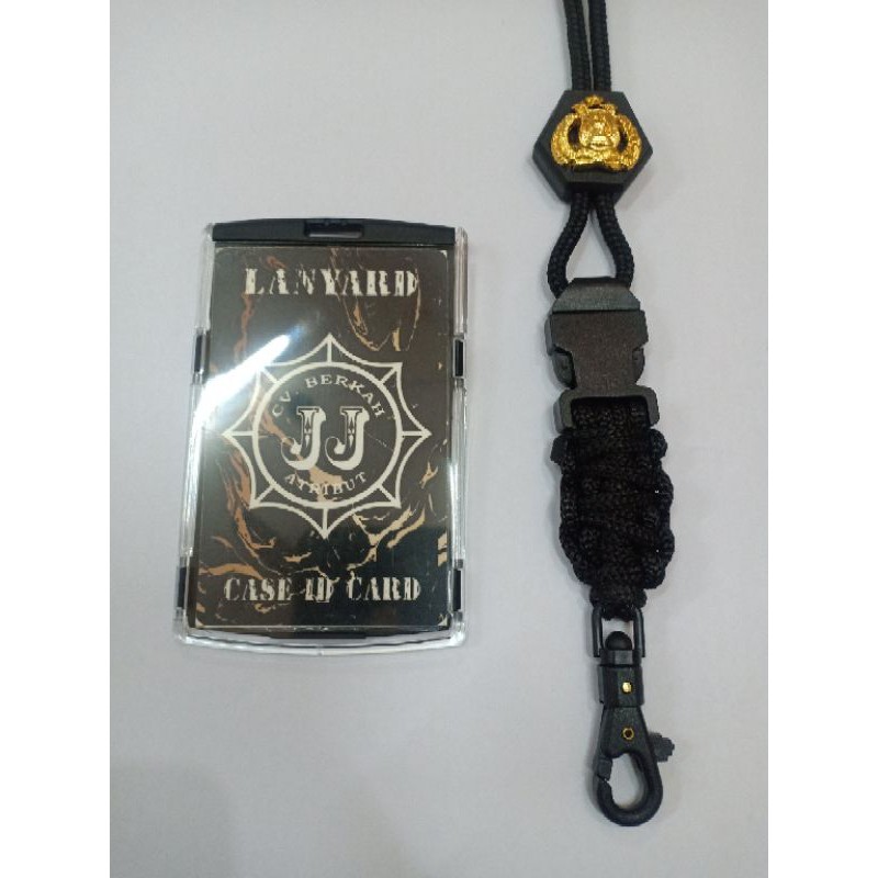 

holder id card lanyard logo tribrata tempat kartu tali gantungan id card