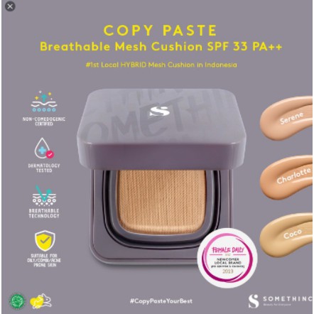 Somethinc COPY PASTE Breathable Cushion - Nina (ORIGINAL 100% - EXPIRED 2024)