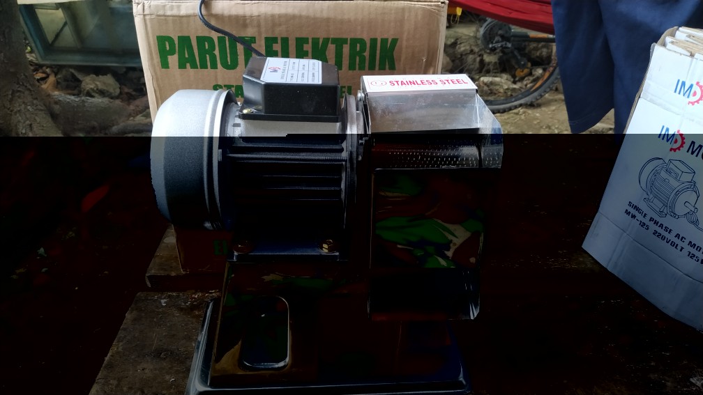 Parut Listrik Full Stainless Steel Untuk Memarut Daging Juga Bumbu Kelap Ubi Jahe Singkong