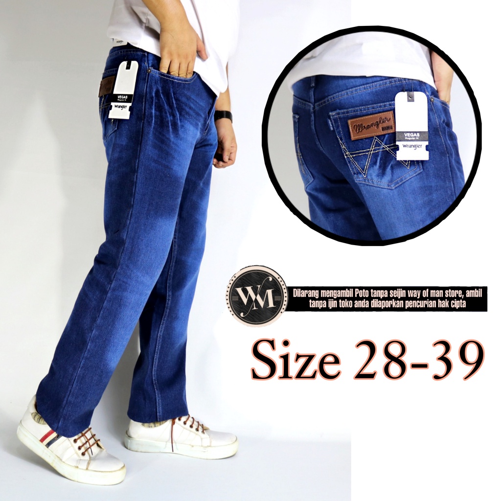 Celana Jeans Pria Celana jeans slim