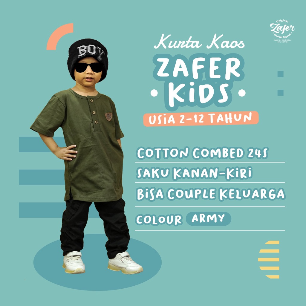 KURTA KAOS ANAK, KURTA ANAK, KURTA PAKISTAN, KURTA KAOS ANAK PREMIUM ZAFER