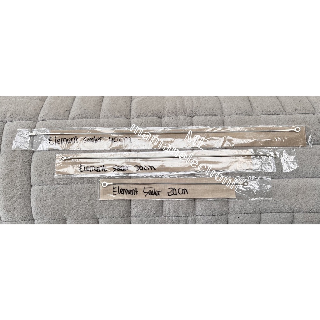 Elemen Kawat Sealer Press Plastik / Element Impluse Sealer 20cm,30cm,40cm / Elemen Kawat Pemanas 20cm,30cm,40cm
