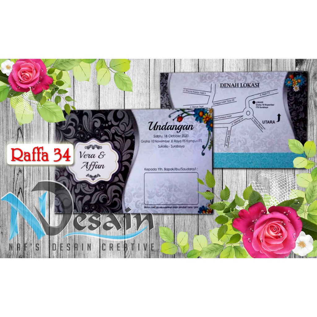 Undangan Blanko Murah Pernikahan dan Khitan - Raffa 34