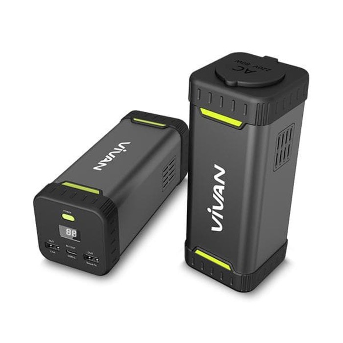 Vivan Mf20 20800Mah Powerbank Fast Charging 3A For Laptop & Smartphone