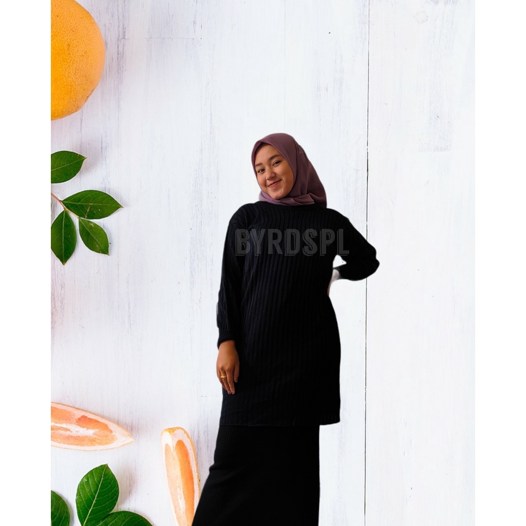 Tunik Rajut Premium, Seweater Rajut Wanita