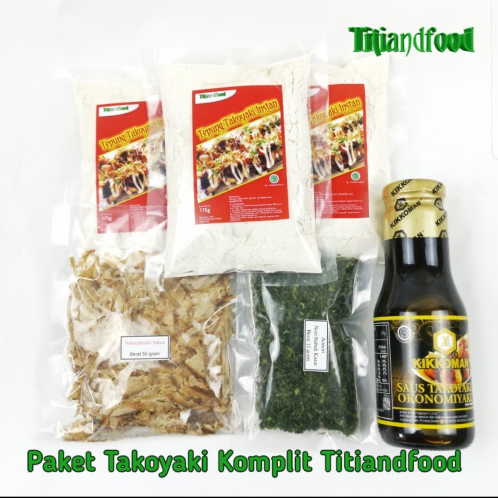 

Paket Takoyaki Komplit dengan Saus KIKKOMAN
