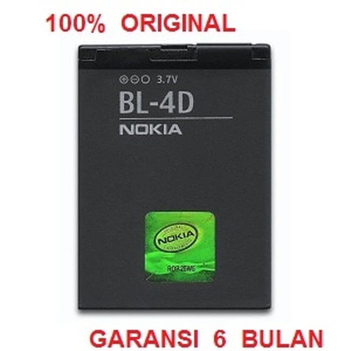 Produk 100% ORIGINAL NOKIA Battery BL 4D / N97 mini  N8  E7 00  E5  dLL
