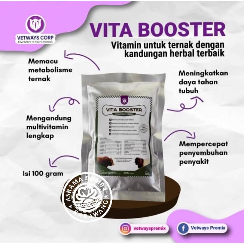 VITA BOOSTER multivitamin kambing domba sapi dosis tinggi