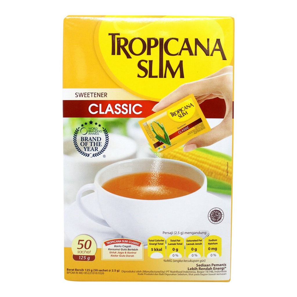 

Tropicana Slim Classic isi 25/50/100