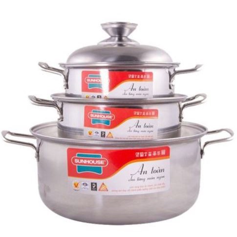 Sunhouse SH224 – Panci Inox 1 Lapisan