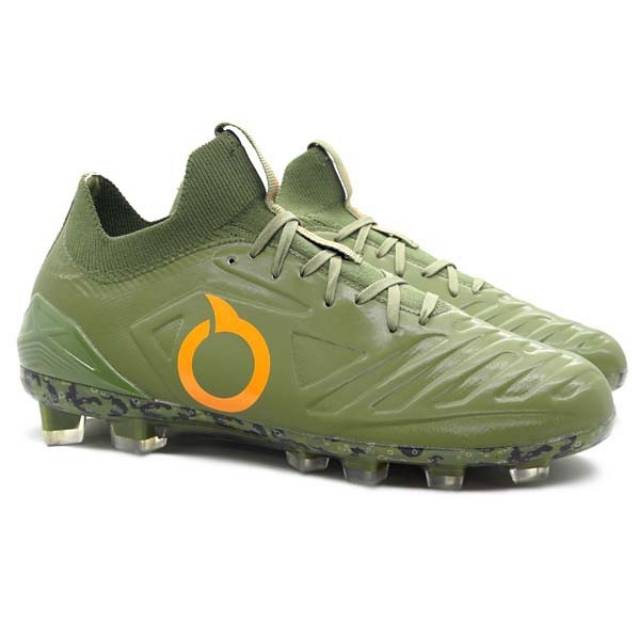 Sepatu Bola Ortuseight Forte Valkyrie FG Green Military