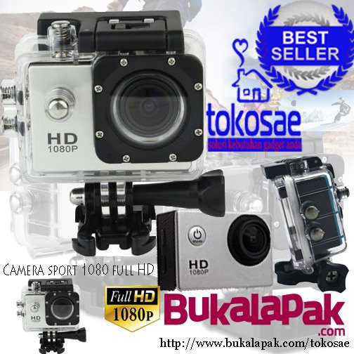 Kogan Kamera 16 MP 1080 P Action Camera Sport Waterproof Water resistance 30 M Original terlaris