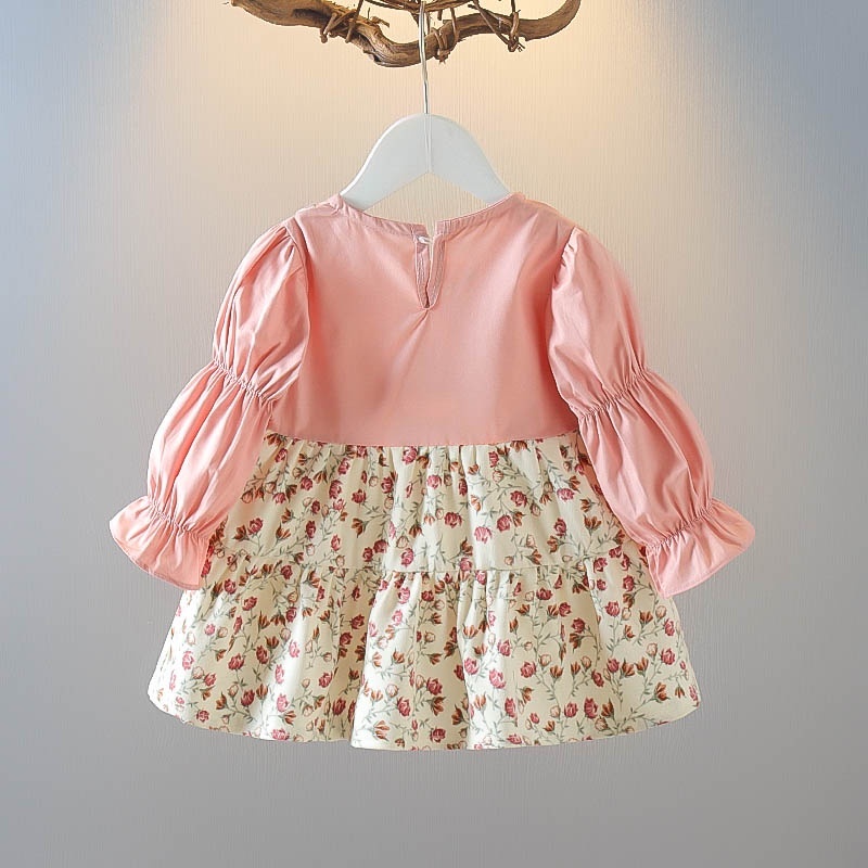 LittleAaron DRESS FLOW BLOOM EBV Baju Dress Anak Perempuan Import