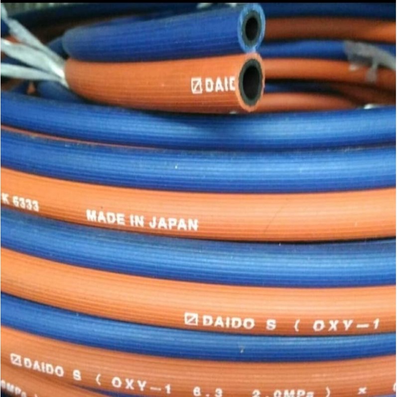 Selang Las Potong Daido 6 x 9 Original Japan Drill Twin Hose Slang Blender Murah
