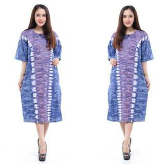 DASTER KAOS  BATIK  Motif ABSTRAK model TALI jumputan  
