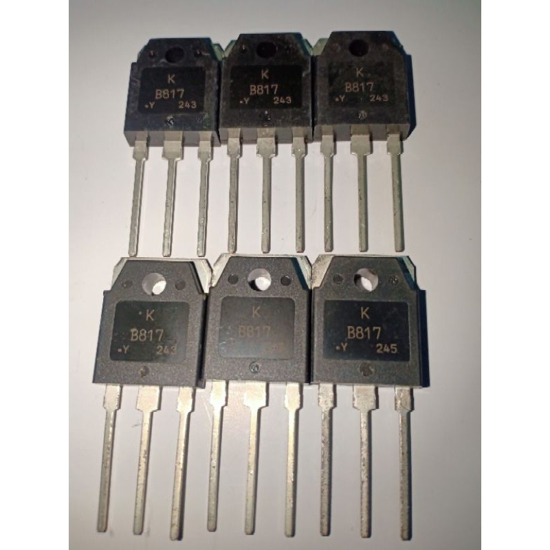 TRANSISTOR ASLI B-817 POWER AMPLY( KUALITAS BAGUS)