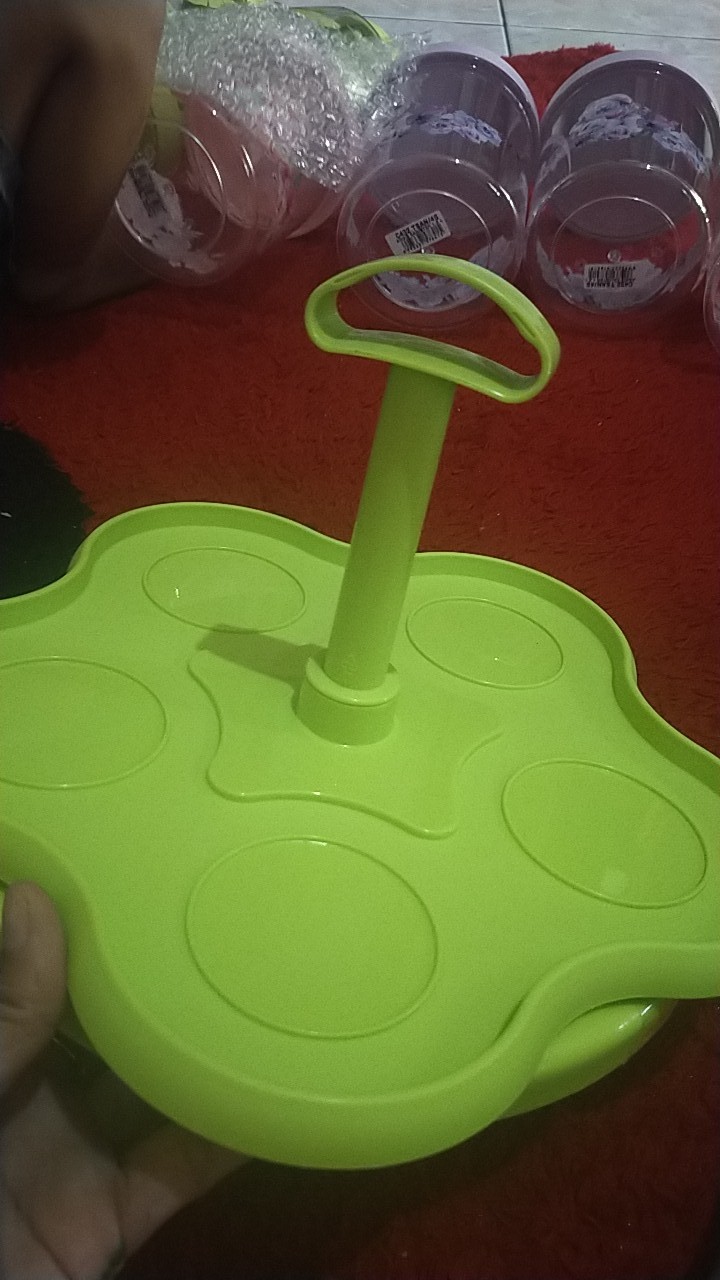 Dusdusan Technoplast Hanna Spin Canister Set Toples Lebaran Cantik Putar