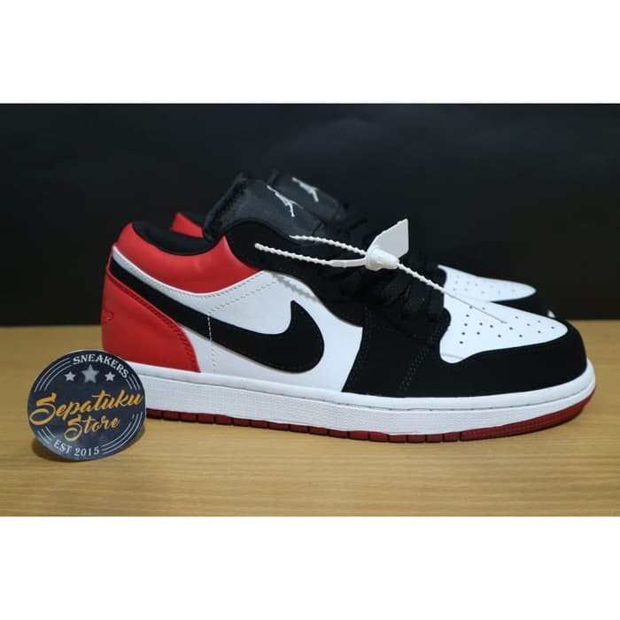 nike air jordan 1 black white red