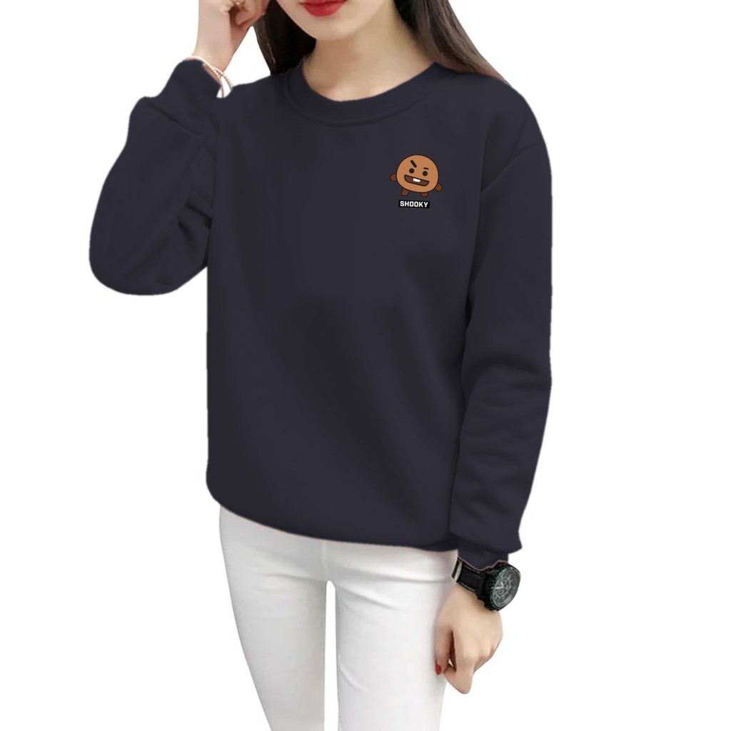 Bess - Sweater Murah Wanita / Sweater Lengan Panjang SUKY LOGO