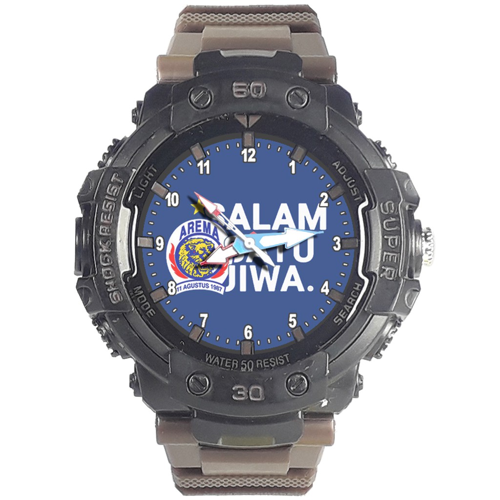 Jam Tangan  AREMA MOTIF 4 Bagus