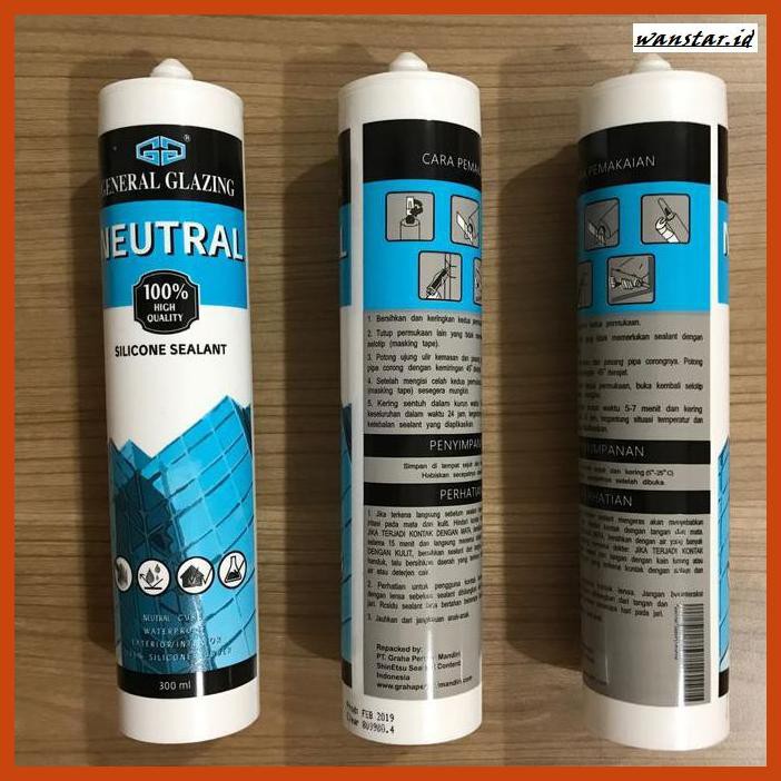 

TAKEREP- LEM KACA SILIKON NETRAL GG SILICONE SEALANT NEUTRAL GENERAL GLAZING -TNALAES-EPAT.