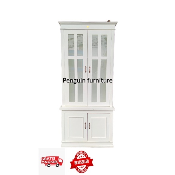 LEMARI/LEMARI TAS/LEMARI PAJANGAN/LEMARI KACA/LEMARI PUTIH/LEMARI KACA/LEMARI MINIMALIS KLASIK