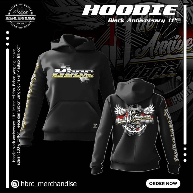Hoodie anniversary hbrc Bandung