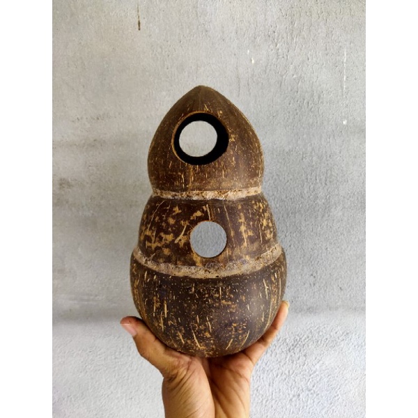 miniatur roket batok kelapa